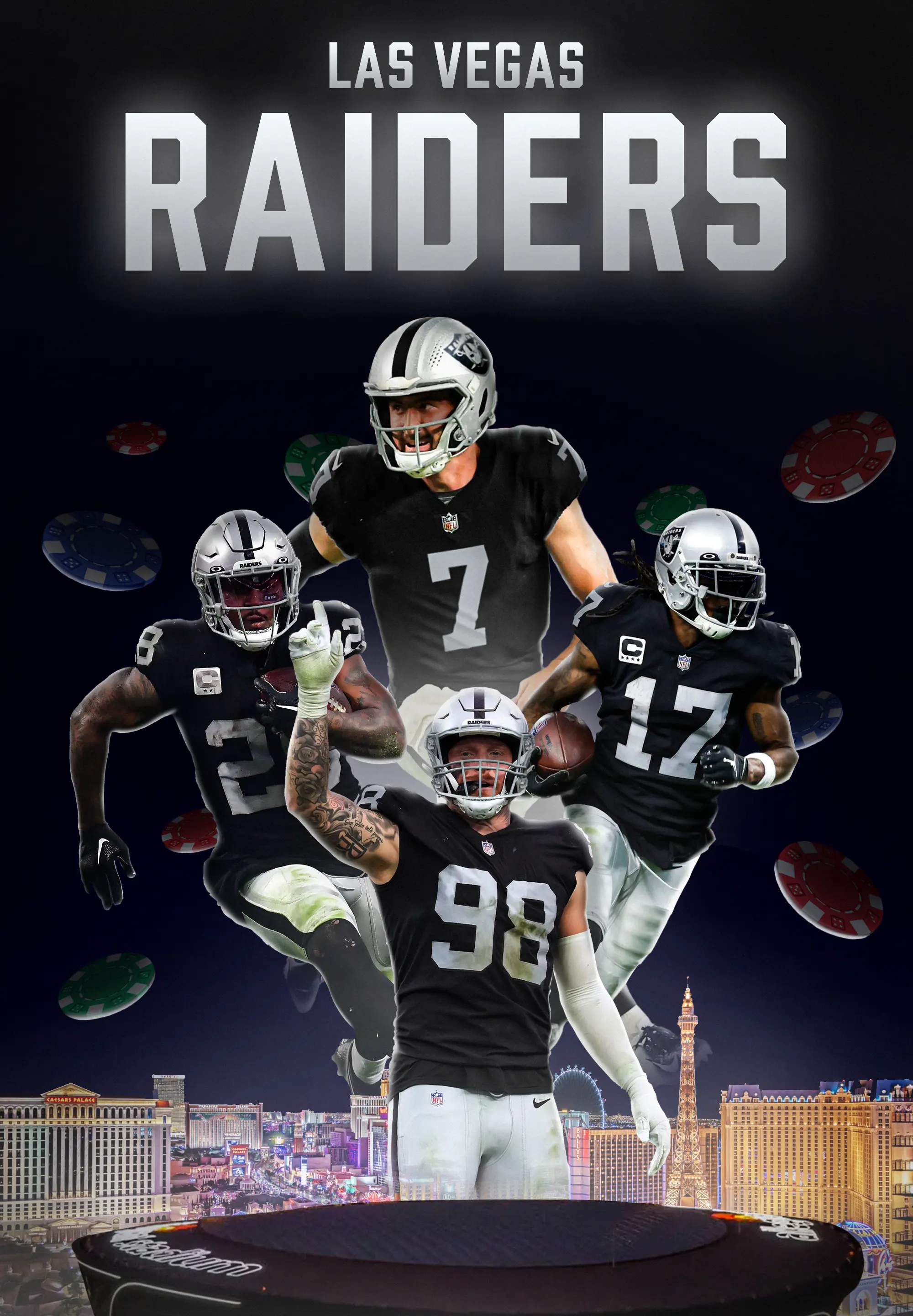 Las Vegas Raiders Poster